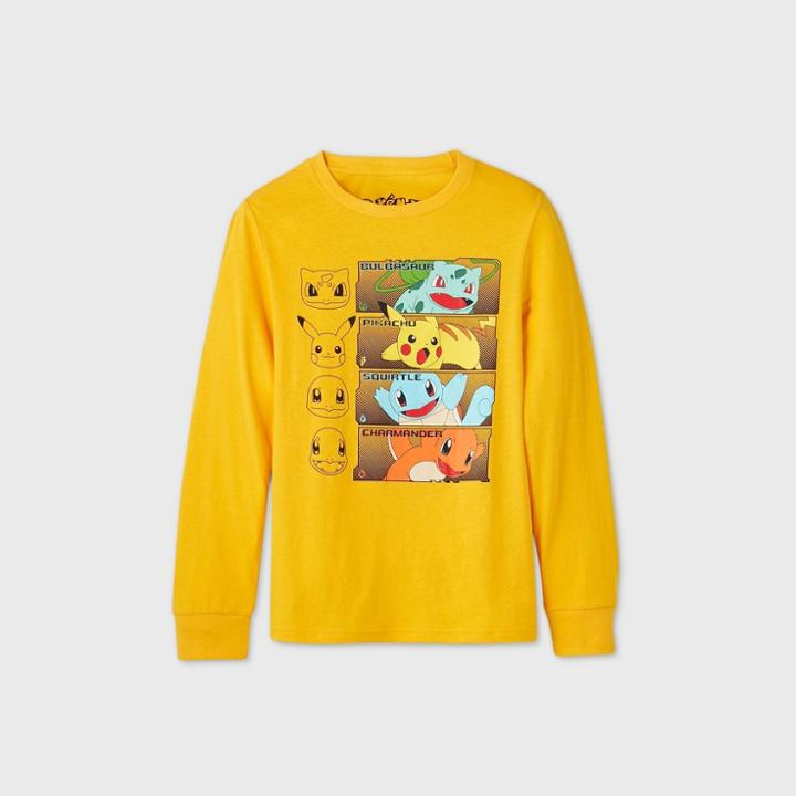 Boys' Pokemon T-shirt - Yellow