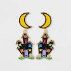 Sugarfix By Baublebar 'ghostess With The Mostest' Statement Earrings - Black