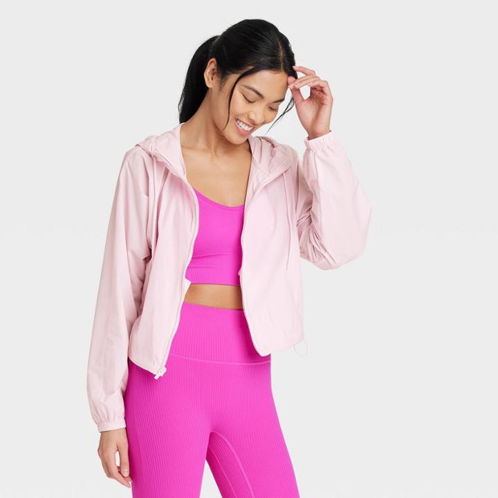 All In Motion Women's Full-zip Windbreaker Jacket - All In