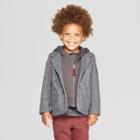 Genuine Kids From Oshkosh Toddler Boys' 2-in-1 Blazer And Hoodie - Gray