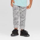 Toddler Boys' Critter Print Pull-on Jogger - Cat & Jack Charcoal