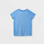 Girls' Floral Seamless T-shirt - All In Motion Pacific Blue