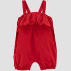 Baby Girls' Eyelet Romper - Just One You Made By Carter's Red