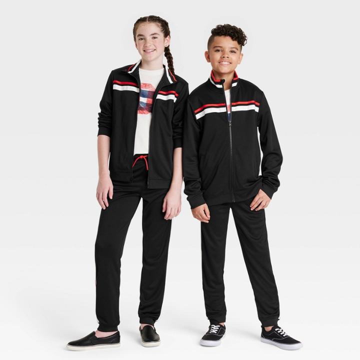 Kids' Track Jacket - Art Class Black