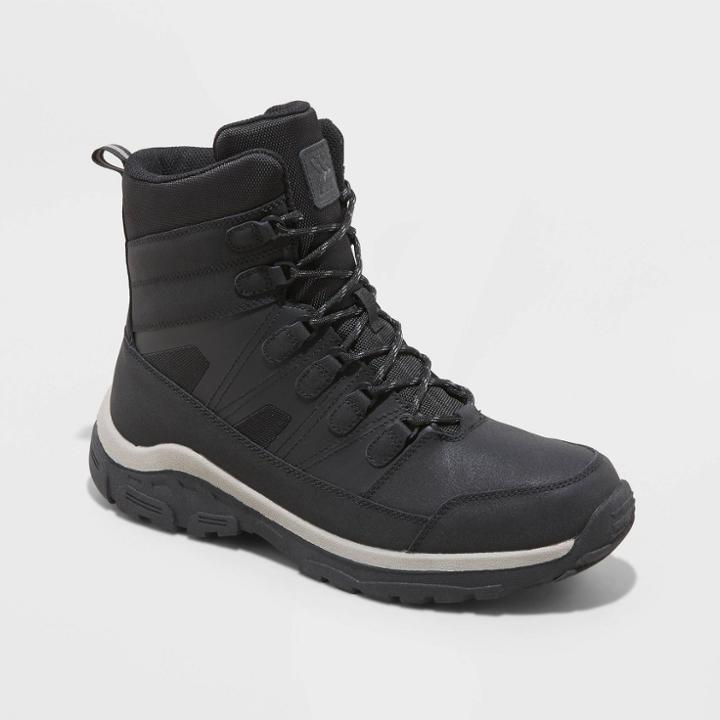 All In Motion Men's Rowan Snow Waterproof Winter Boots - All In