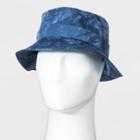 Men's Tie-dye Bucket Hat - Original Use Blue M/l, Men's, Size: Medium/large,