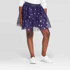 Girls' Hanukkah Tutu Skirt - Cat & Jack Navy L, Girl's, Size: