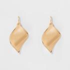 Small Wavy Drop Earrings - A New Day Gold