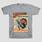 Dc Comics Boys' Superman Short Sleeve T-shirt - Heather Gray