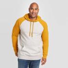 Men's Tall Regular Fit Fleece Pullover Hoodie Sweatshirt - Goodfellow & Co Gold
