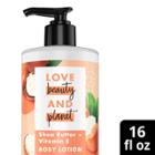 Love Beauty And Planet Nourish Shea Butter And Vitamin E Pump Body Lotion