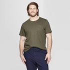 Men's Big & Tall Short Sleeve Elevated Ultra-soft Crew Neck T-shirt - Goodfellow & Co Late Night Green