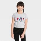 Girls' Marvel Spider-man Suit Up Short Sleeve Graphic T-shirt - Heather Gray