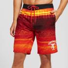 Men's 10 Fireball Hot Fade Board Shorts Shortsred