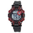 Armitron Sport Chronograph Strap Watch -matte Black/red