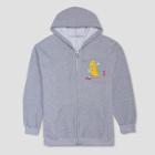 Hybrid Apparel Men's Arrested Development Bluth's Original Frozen Bananas Long Sleeve Sweatshirt - Thundering Gray