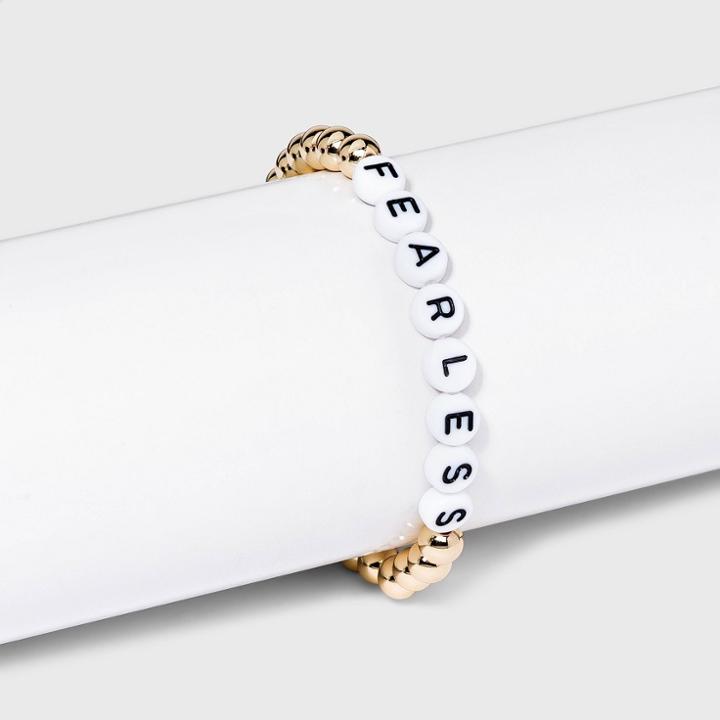 Sugarfix By Baublebar Fearless Beaded Bracelet - Gold