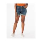 Denizen From Levi's Women's Mid-rise 5 Jean Shorts - Venice Beach Palms