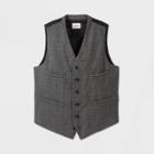 Men's Tall Standard Fit Tailored Suit Vest - Goodfellow & Co Gray