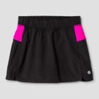 Girls' Woven Tennis Skort - C9 Champion Black