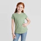 Petitegirls' Short Sleeve T-shirt - Cat & Jack Green
