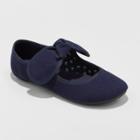 Girls' Jaya Wide Width Mary Jane - Cat & Jack Navy