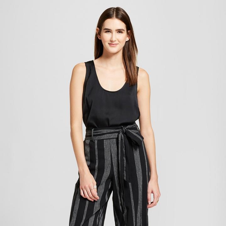 Women's Longline Tank - Mossimo Black