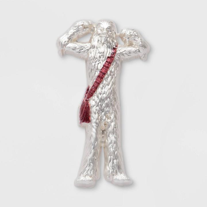 Disney100 Chewbacca Platinum Pin, White