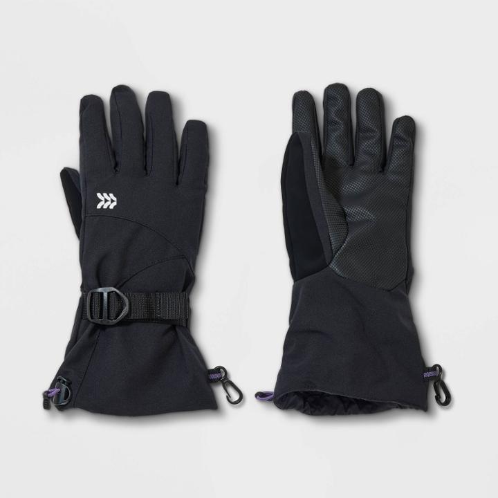 Women's Snow Sport Gloves - All In Motion Black