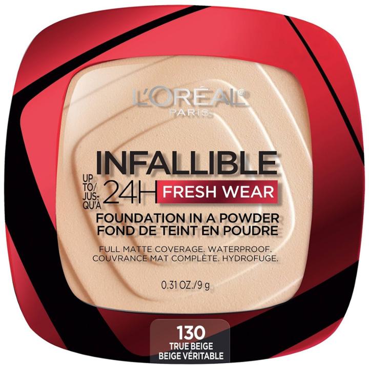 L'oreal Paris Infallible Up To 24h Fresh Wear Foundation In A Powder - True Beige