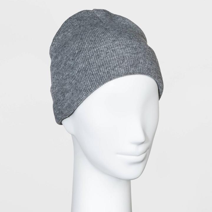 Women's Essentials Beanie - Wild Fable Gray