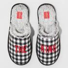 Men's Family Sleep King Slippers - Wondershop Black