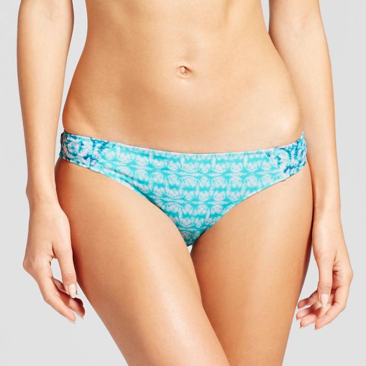 Women's Sun Coast Cheeky Bikini Bottom - Shade & Shore Blue Tie Dye