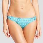 Women's Sun Coast Cheeky Bikini Bottom - Shade & Shore Blue Tie Dye