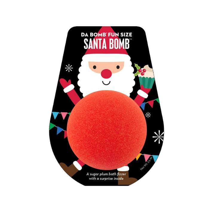 Da Bomb Bath Fizzers Santa Fun Size Bath Bomb