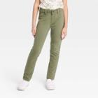 Girls' Mid-rise Soft Knit Jeggings - Cat & Jack Green