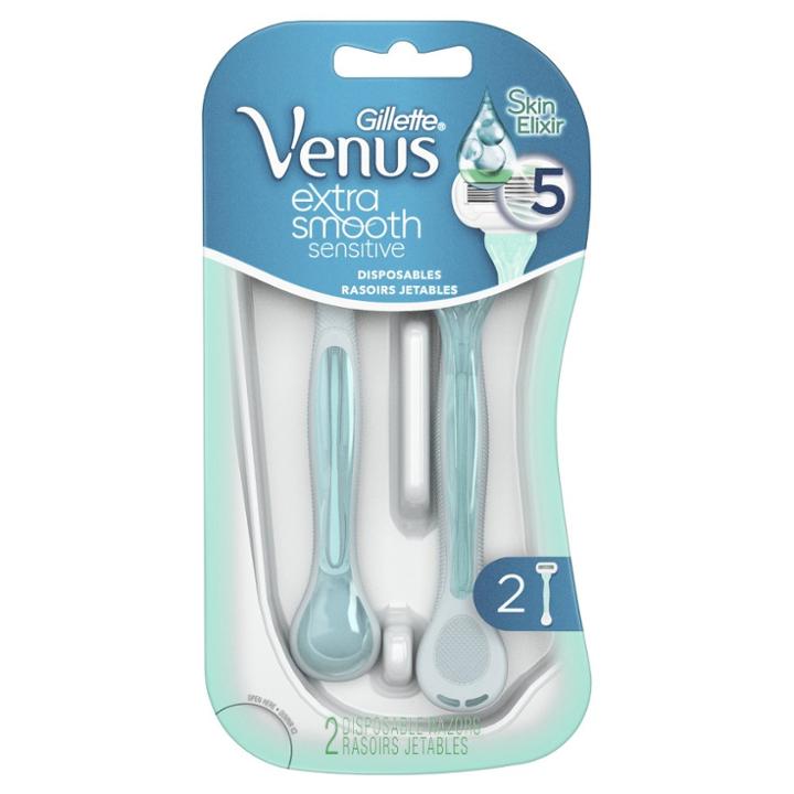 Venus Extra Smooth Sensitive 5-blade Women's Disposable Razors