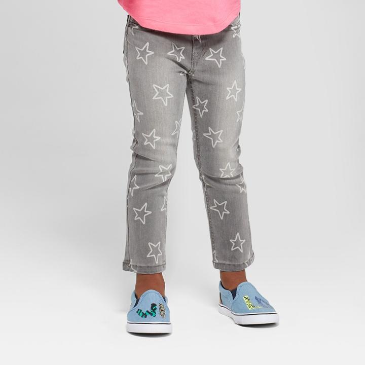 Toddler Girls' Jeans - Cat & Jack Gray