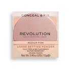 Revolution Beauty Conceal & Fix Loose Setting Powder - Medium Pink