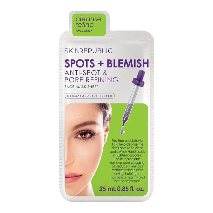 Skin Republic Anti-spot And Pore Refining Face Mask Sheet - 0.85 Fl Oz, Women's