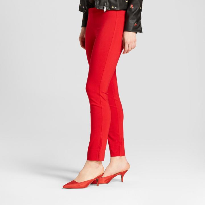 Women's Skinny Ankle Pants - Who What Wear Red