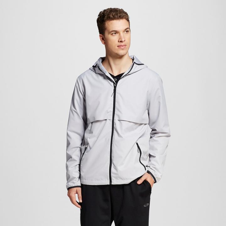 Men's Packable Windbreaker Jacket - C9 Champion Gray Afternoon M,