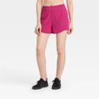 Women's Premium Knit Waistband Run Shorts - All In Motion Cranberry