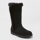 Women's Daniela Suede Tall Boots - Universal Thread Black