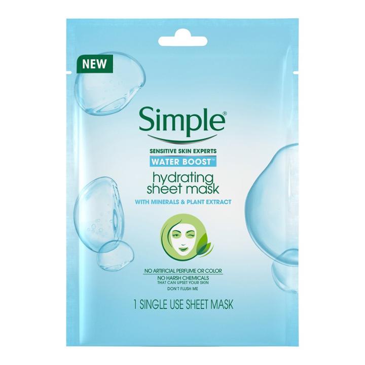 Unscented Simple Micellar Water Boost Face Mask