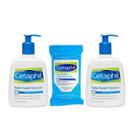 Cetaphil Daily Facial Cleanser - 2ct/16oz Each With Cloth - 10ct, Adult Unisex