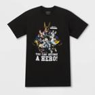 Crunchyroll Petitemen's My Hero Acadamia Short Sleeve Graphic T-shirt - Black S, Men's,