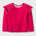 Toddler Girls' Sweatshirt - Cat & Jack Red Berries
