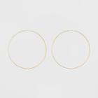 Gold Over Sterling Silver Hoop Fine Jewelry Earrings - A New Day Gold,