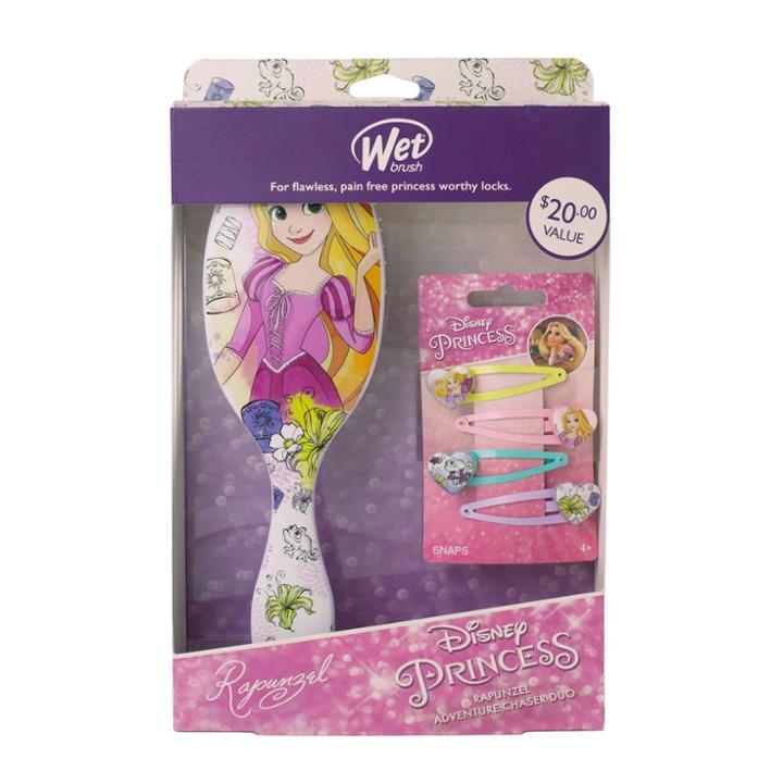 Wet Brush Rapunzel Original Detangler & Hair Snap Clip